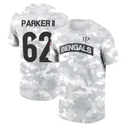 Men's Brian Parker II Cincinnati Bengals Camo Arctic 2024 Salute to Service Performance T-Shirt