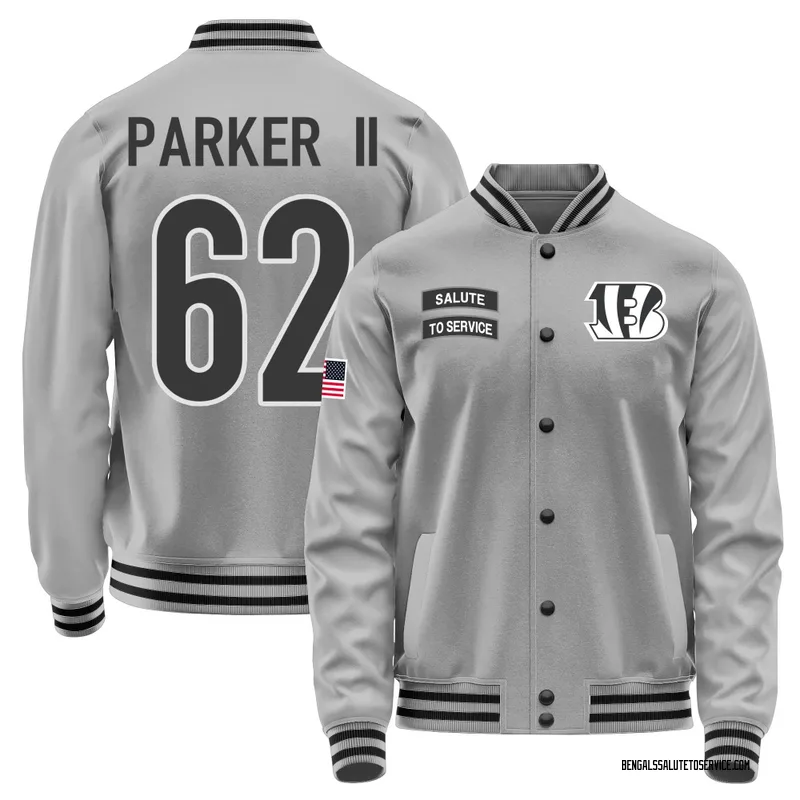 Men's Brian Parker II Cincinnati Bengals Gray Salute to Service Performance Jacket