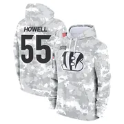 Men's Cashius Howell Cincinnati Bengals Camo Arctic 2024 Salute to Service Club Fleece Pullover Hoodie
