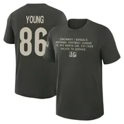 Men's Colbie Young Cincinnati Bengals Green Dark/ 2025 Salute to Service Sideline Slub T-Shirt