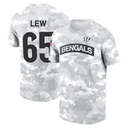 Men's Connor Lew Cincinnati Bengals Camo Arctic 2024 Salute to Service Performance T-Shirt