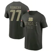 Men's Corey Robinson II Cincinnati Bengals Green Forest/ 2025 Salute to Service Sideline Primary Edge T-Shirt