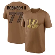 Men's Corey Robinson II Cincinnati Bengals Legend Brown 2023 Salute To Service Performance T-Shirt