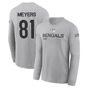 Men's Dohnte Meyers Cincinnati Bengals Gray 2024 Salute to Service Long Sleeve T-Shirt