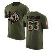 Men's Dylan Fairchild Cincinnati Bengals Legend Olive Salute to Service T-Shirt