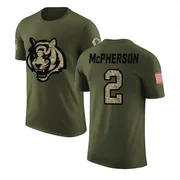 Men's Evan McPherson Cincinnati Bengals Legend Olive Salute to Service T-Shirt