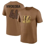 Men's Isaiah Nwokobia Cincinnati Bengals Legend Brown 2023 Salute To Service Performance T-Shirt