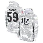 Men's Jack Dingle Cincinnati Bengals Camo Arctic 2024 Salute to Service Club Fleece Pullover Hoodie