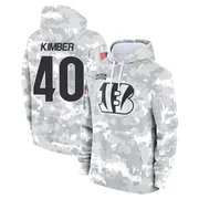 Men's Jalen Kimber Cincinnati Bengals Camo Arctic 2024 Salute to Service Club Fleece Pullover Hoodie