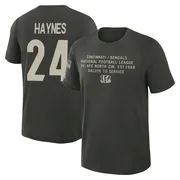 Men's Jamal Haynes Cincinnati Bengals Green Dark/ 2025 Salute to Service Sideline Slub T-Shirt