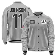 Men's Josh Johnson Cincinnati Bengals Gray Salute to Service Performance Jacket