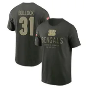 Men's Kentrel Bullock Cincinnati Bengals Green Forest/ 2025 Salute to Service Sideline Primary Edge T-Shirt