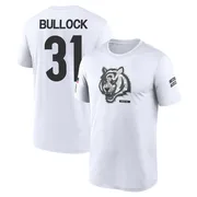 Men's Kentrel Bullock Cincinnati Bengals Legend White 2024 Salute to Service Performance T-Shirt