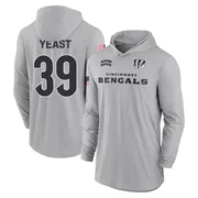 Men's Russ Yeast Cincinnati Bengals Gray 2024 Salute to Service Lightweight Performance Long Sleeve Hooded T-Shirt