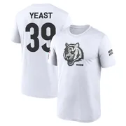 Men's Russ Yeast Cincinnati Bengals Legend White 2024 Salute to Service Performance T-Shirt