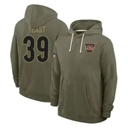 Men's Russ Yeast Cincinnati Bengals Olive 2025 Salute to Service Hoodie
