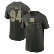 Men's Shemar Stewart Cincinnati Bengals Green Forest/ 2025 Salute to Service Sideline Primary Edge T-Shirt