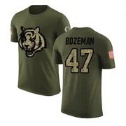 Men's Swayze Bozeman Cincinnati Bengals Legend Olive Salute to Service T-Shirt