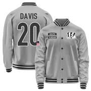 Men's Tacario Davis Cincinnati Bengals Gray Salute to Service Performance Jacket