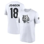 Men's Xavier Johnson Cincinnati Bengals Legend White 2024 Salute to Service Performance T-Shirt