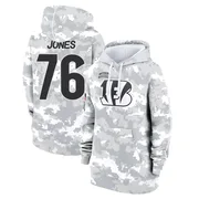 Women's Christian Jones Cincinnati Bengals Camo Arctic 2024 Salute to Service Club Fleece Pullover Hoodie
