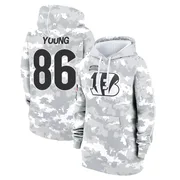 Women's Colbie Young Cincinnati Bengals Camo Arctic 2024 Salute to Service Club Fleece Pullover Hoodie