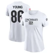 Women's Colbie Young Cincinnati Bengals Legend White 2024 Salute to Service Performance T-Shirt