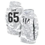 Women's Connor Lew Cincinnati Bengals Camo Arctic 2024 Salute to Service Club Fleece Pullover Hoodie