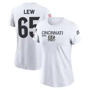 Women's Connor Lew Cincinnati Bengals Legend White 2024 Salute to Service Performance T-Shirt