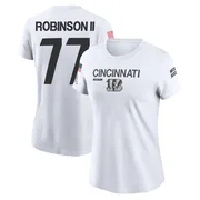 Women's Corey Robinson II Cincinnati Bengals Legend White 2024 Salute to Service Performance T-Shirt
