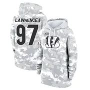 Women's Dexter Lawrence II Cincinnati Bengals Camo Arctic 2024 Salute to Service Club Fleece Pullover Hoodie