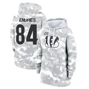 Women's Jack Endries Cincinnati Bengals Camo Arctic 2024 Salute to Service Club Fleece Pullover Hoodie