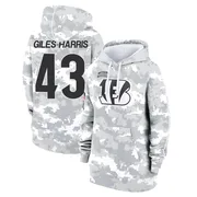Women's Joe Giles-Harris Cincinnati Bengals Camo Arctic 2024 Salute to Service Club Fleece Pullover Hoodie