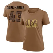 Women's Joe Giles-Harris Cincinnati Bengals Legend Brown 2023 Salute To Service Performance T-Shirt