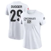 Women's Kyle Dugger Cincinnati Bengals Legend White 2024 Salute to Service Performance T-Shirt