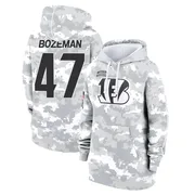 Women's Swayze Bozeman Cincinnati Bengals Camo Arctic 2024 Salute to Service Club Fleece Pullover Hoodie