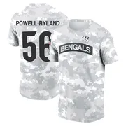 Youth Antwaun Powell-Ryland Cincinnati Bengals Camo Arctic 2024 Salute to Service Performance T-Shirt