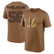 Youth Antwaun Powell-Ryland Cincinnati Bengals Legend Brown 2023 Salute To Service Performance T-Shirt