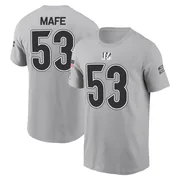 Youth Boye Mafe Cincinnati Bengals Gray 2024 Salute to Service Name & Number T-Shirt
