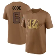 Youth Bryan Cook Cincinnati Bengals Legend Brown 2023 Salute To Service Performance T-Shirt