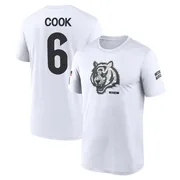 Youth Bryan Cook Cincinnati Bengals Legend White 2024 Salute to Service Performance T-Shirt