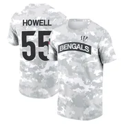 Youth Cashius Howell Cincinnati Bengals Camo Arctic 2024 Salute to Service Performance T-Shirt