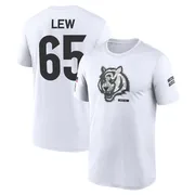 Youth Connor Lew Cincinnati Bengals Legend White 2024 Salute to Service Performance T-Shirt