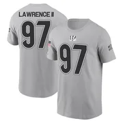 Youth Dexter Lawrence II Cincinnati Bengals Gray 2024 Salute to Service Name & Number T-Shirt