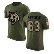 Youth Dylan Fairchild Cincinnati Bengals Legend Olive Salute to Service T-Shirt