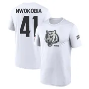 Youth Isaiah Nwokobia Cincinnati Bengals Legend White 2024 Salute to Service Performance T-Shirt