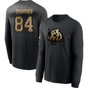 Youth Jack Endries Cincinnati Bengals Black 2020 Salute To Service Sideline Performance Long Sleeve T-Shirt