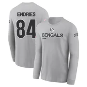 Youth Jack Endries Cincinnati Bengals Gray 2024 Salute to Service Long Sleeve T-Shirt