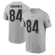 Youth Jack Endries Cincinnati Bengals Gray 2024 Salute to Service Name & Number T-Shirt