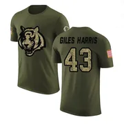 Youth Joe Giles-Harris Cincinnati Bengals Legend Olive Salute to Service T-Shirt